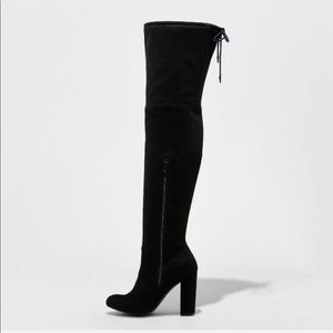 Over the knee boots-black